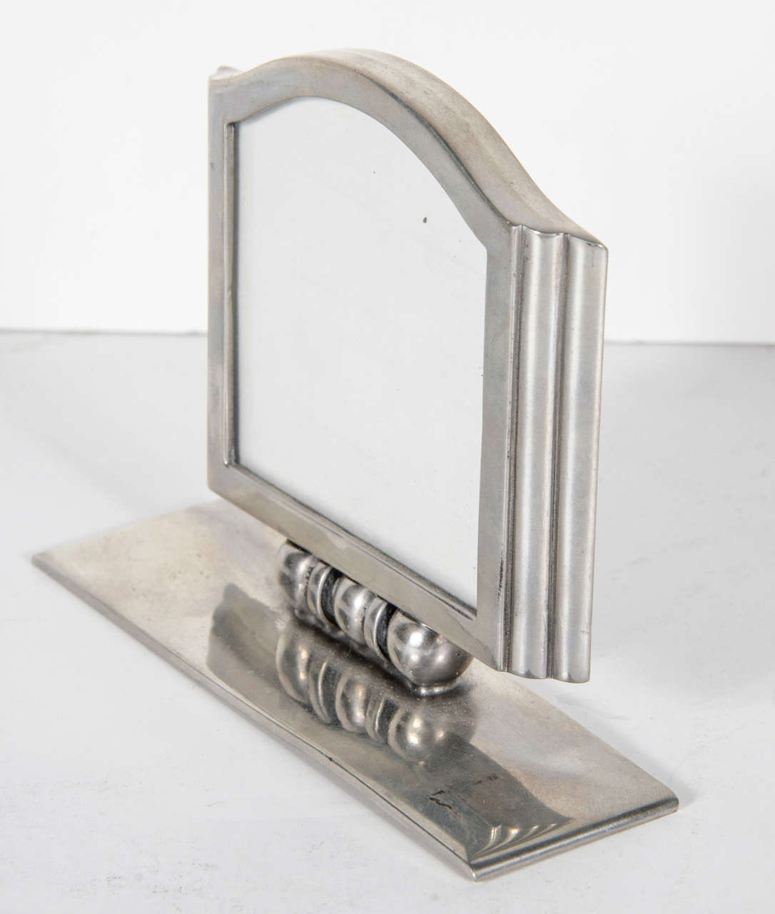 Art Deco Style Pewter Picture Frame at 1stdibs