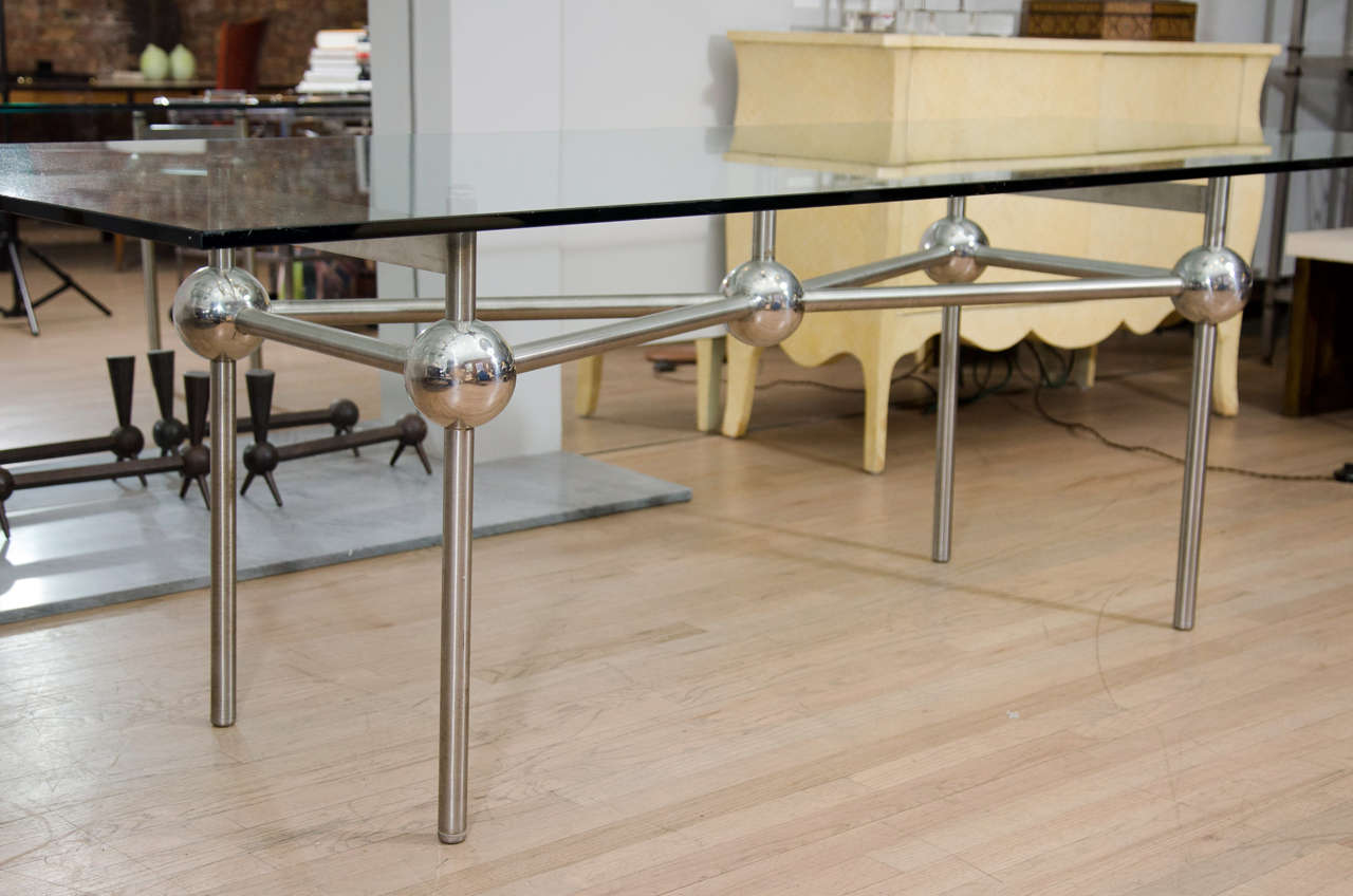 French Mid-Century Console Table For Sale