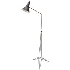 Two-tone Italian Floor Lamp 1950s