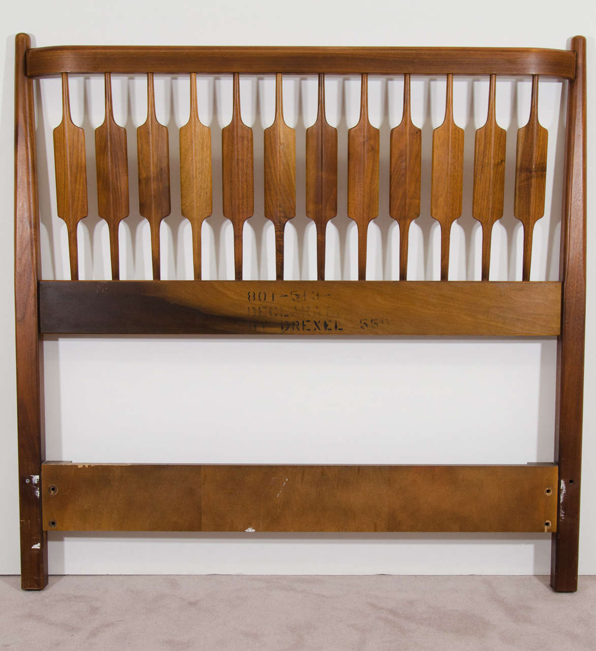Midcentury Set of Two Twin Headboards by Kipp Stewart for Drexel