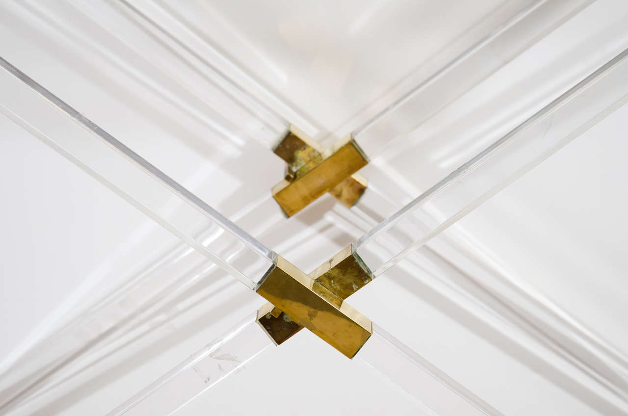 acrylic butler tray table