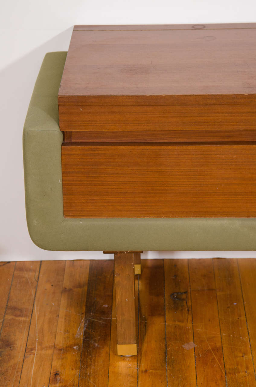 Mid-Century Modern Rare meuble-lavabo français du milieu du siècle avec rangement