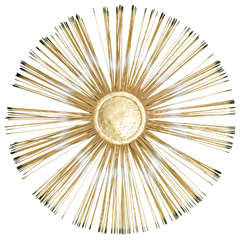 Midcentury Sunburst Wall-Mounted Sculpture Inspired by Curtis Jere 2