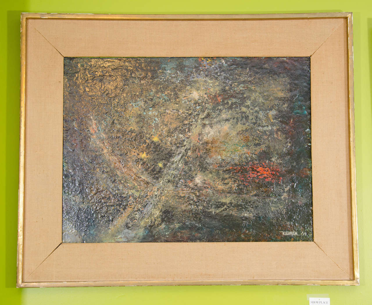 Leonardo Nierman Large Abstract Painting