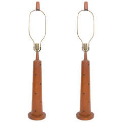 Midcentury Pair of Gordon and Jane Martz Table Lamps for Marshall Studio