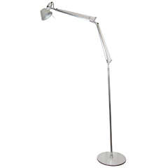 Used An Artemide Tolomeo 'Terra' Floor Lamp in Articulated Chrome