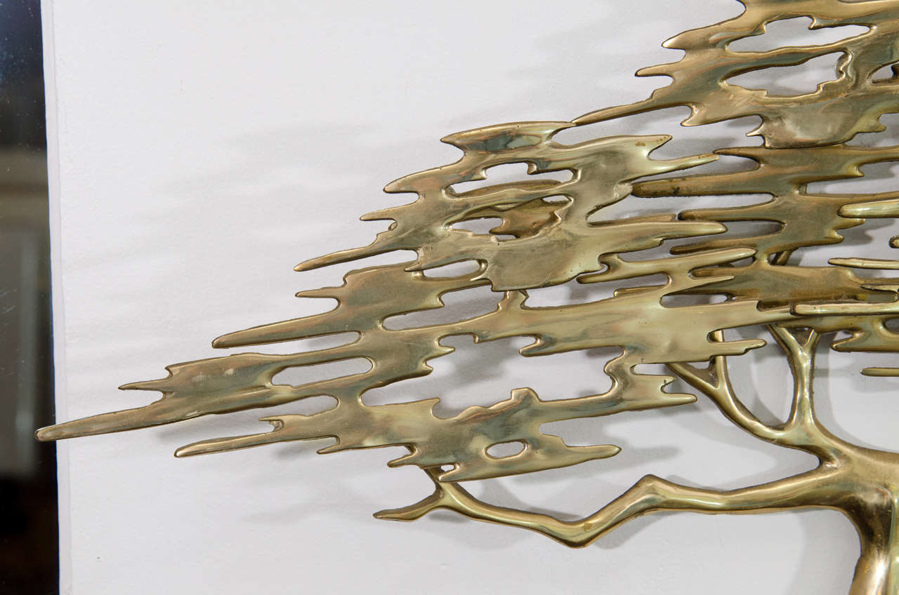 20th Century Brass Bonsai Tree Wall Sculpture by Bijan at 1stDibs ...