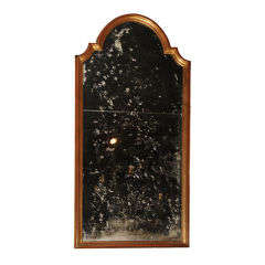 Gilded Foxed Mirror