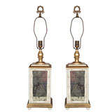 Pair of Stamped Jansen Lamps