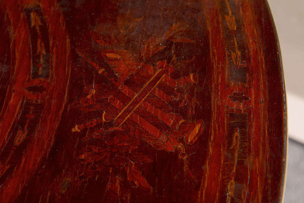 American Pair of Kidney Shaped End Tables