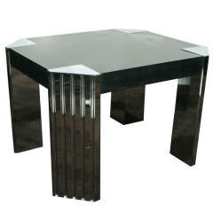 Mid-Century Modernist Bookmatched Walnut Occasional Table by Pace 11