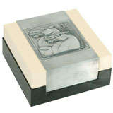Art deco Bakelite and Polished Aluminum Box