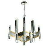 Modernist Sculptural Scolari Chandelier