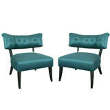 Pair of 1940's Klismos Occasional Chairs  by Grosfeld House