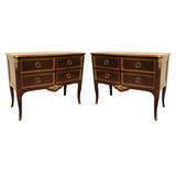 Pair of Jacques Bodart French-Style Commodes