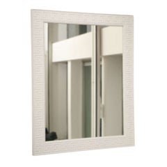 Rectangular Wall Mirror With Greek Key Border