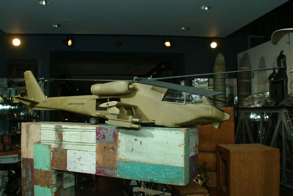 Maker's model of the Sikorsky UH 60 Blackhawk Helicopter. Amazing scale, and a great militaria object.