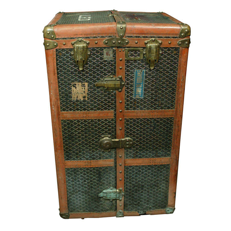 Goyard Wardrobe Steamer Trunk