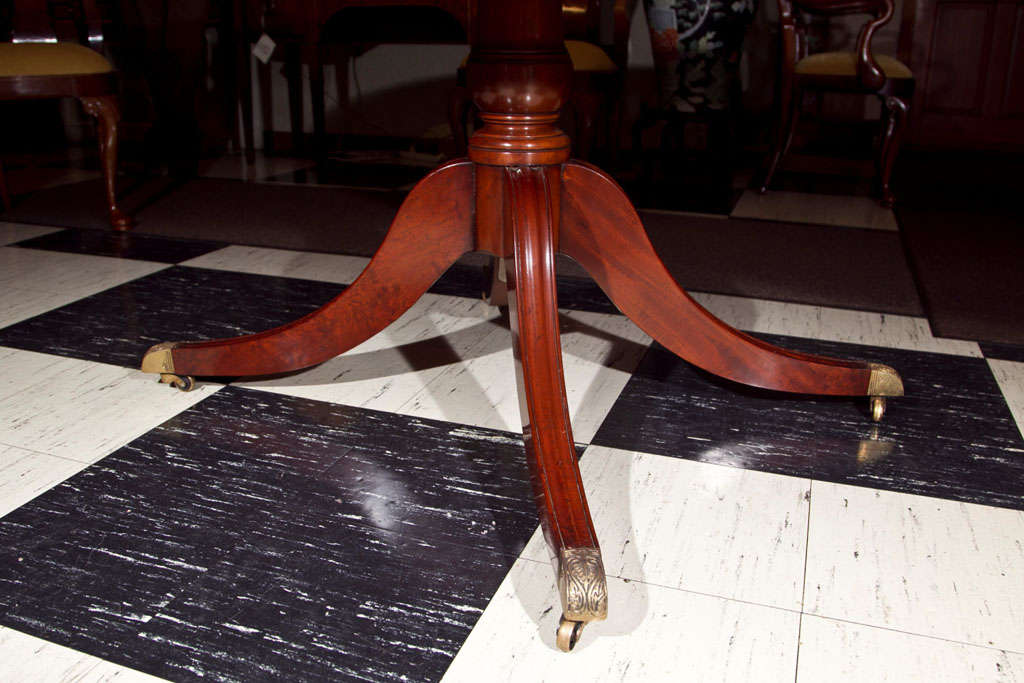 Custom English Dining Table with Hand-Painted Band 3