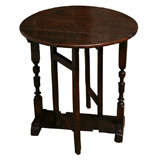 Antique Rare and Dimutive 17th Century Oak Gateleg Table