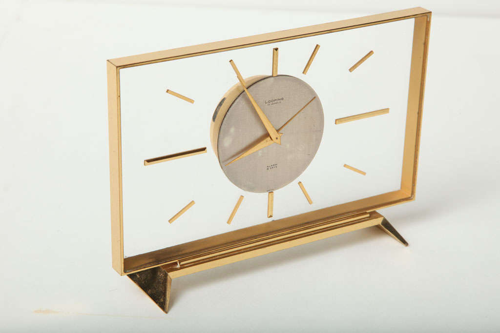 Brass Desk Clock