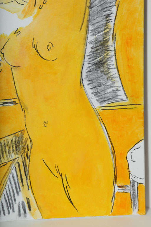 20th Century Nude Painting by Wayne Ensrud, circa 1986