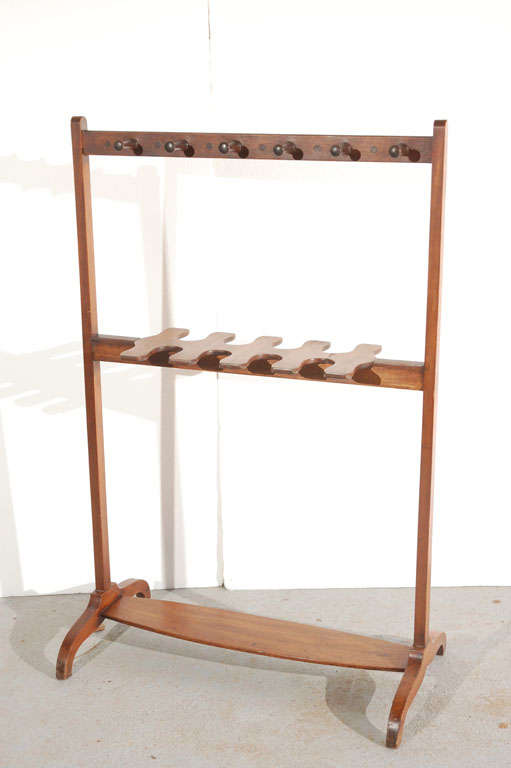 Antique English Boot Rack In Excellent Condition For Sale In Los Angeles, CA