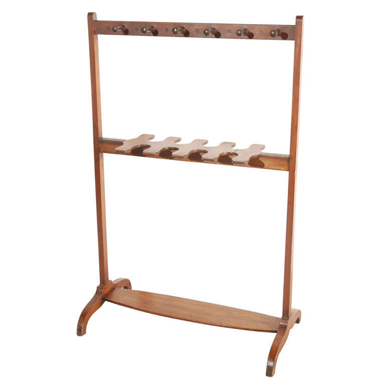 Antique English Boot Rack For Sale