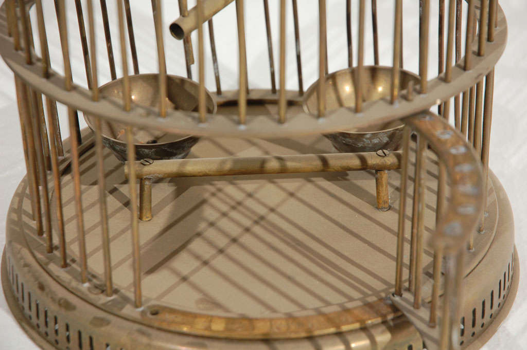 Vintage Brass Bird Cage 4