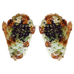 Pair of Venetian appliques.