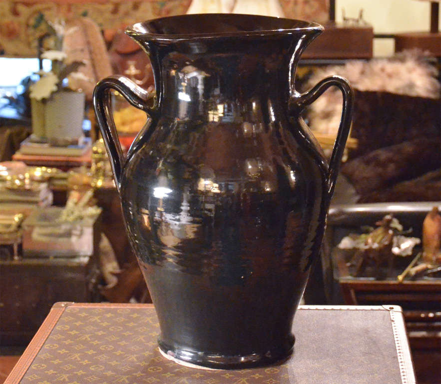 Enameled Earthenware Jar