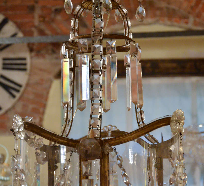 19th Century Rare Empire chandelier For Sale