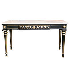 French Louis XVI Style Console Table by Jansen