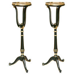 Pair of French Pedestal Stands by Jansen
