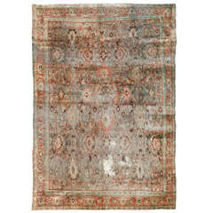 Antique Persian Bijar Rug 11