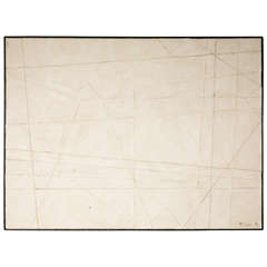 British Abstract Wall Panel by M. Evans 1974