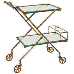 Brass Bar Cart