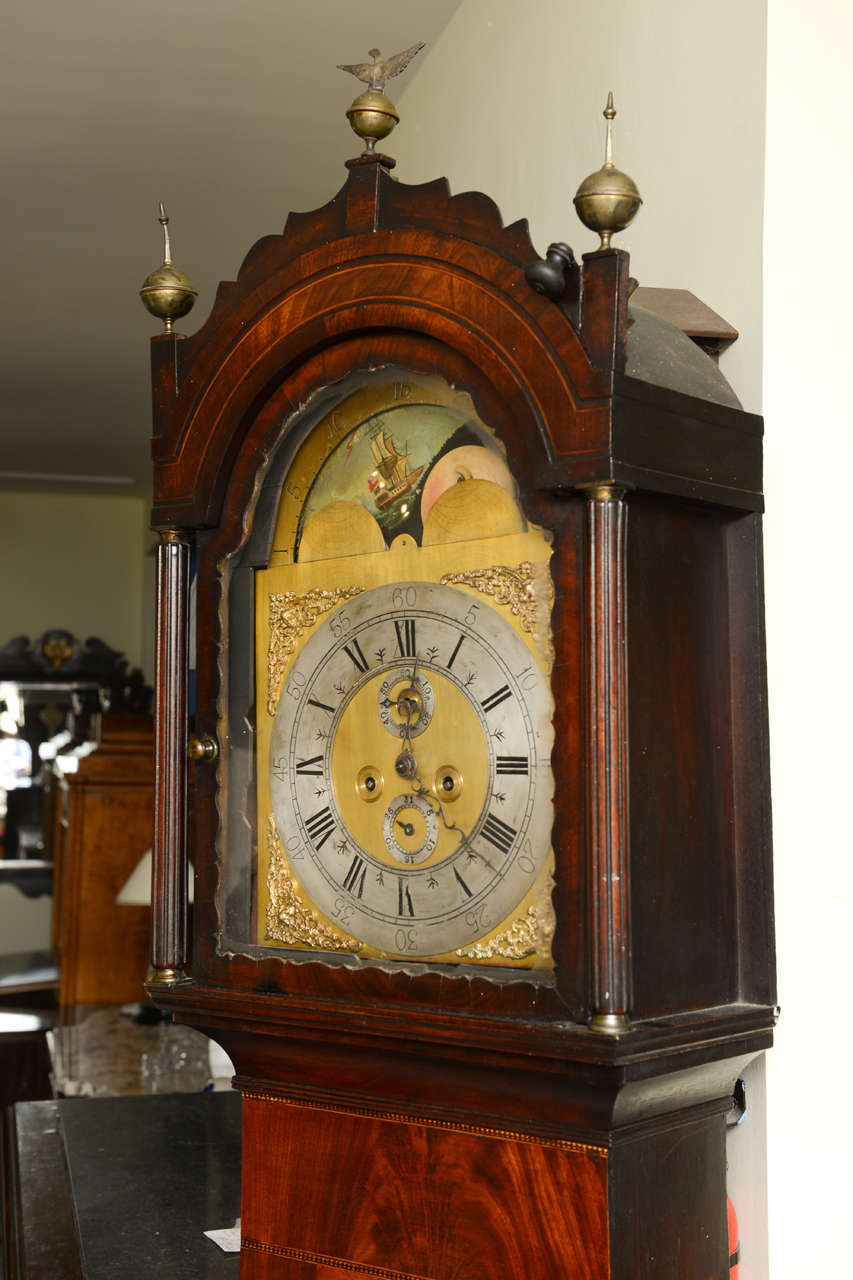 Download Superb Mahogany Grandfather Clock at 1stdibs