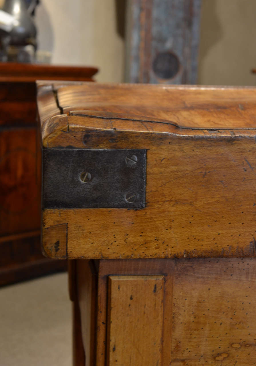 Beech 19th Century French Butcher Block
