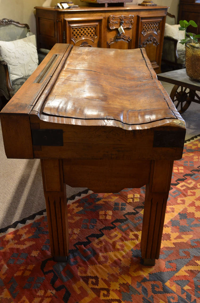 19th Century French Butcher Block 1