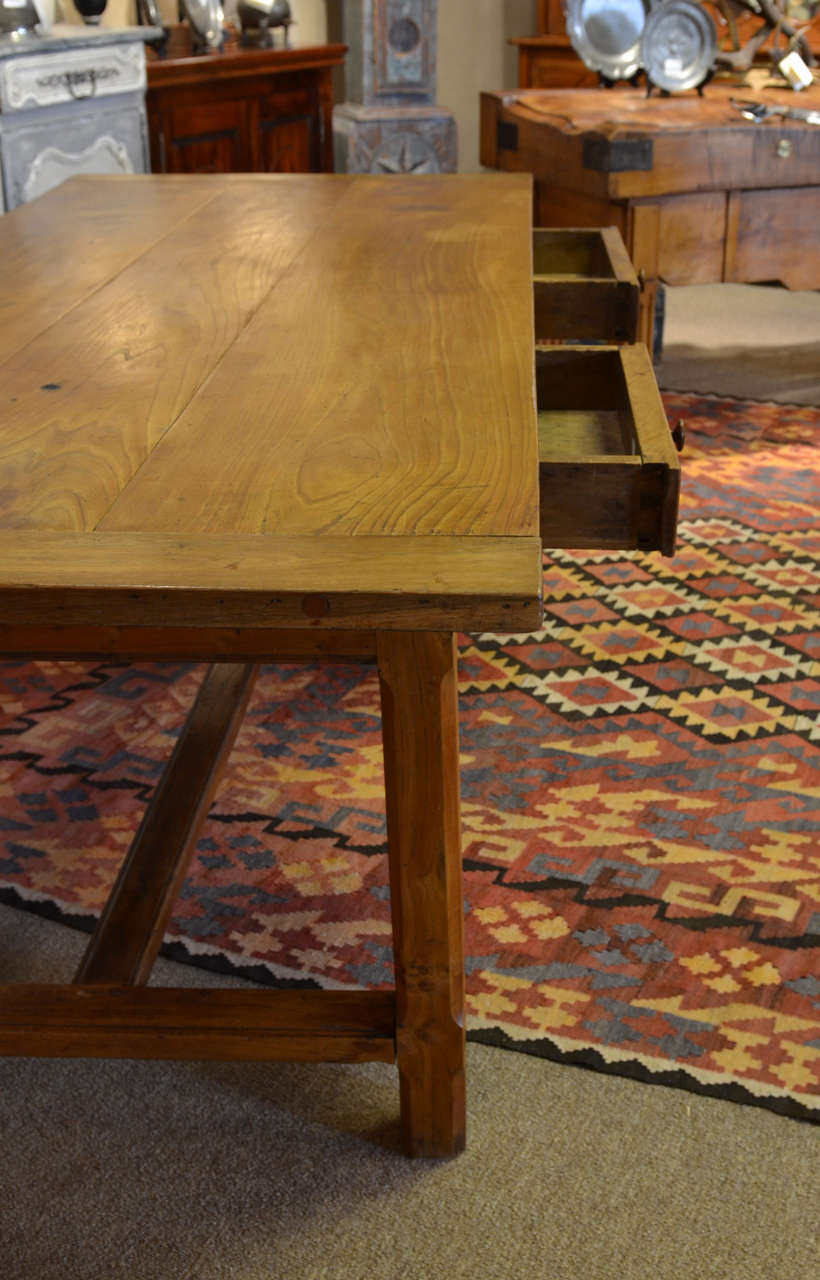 20th Century Vintage French Trestle Table