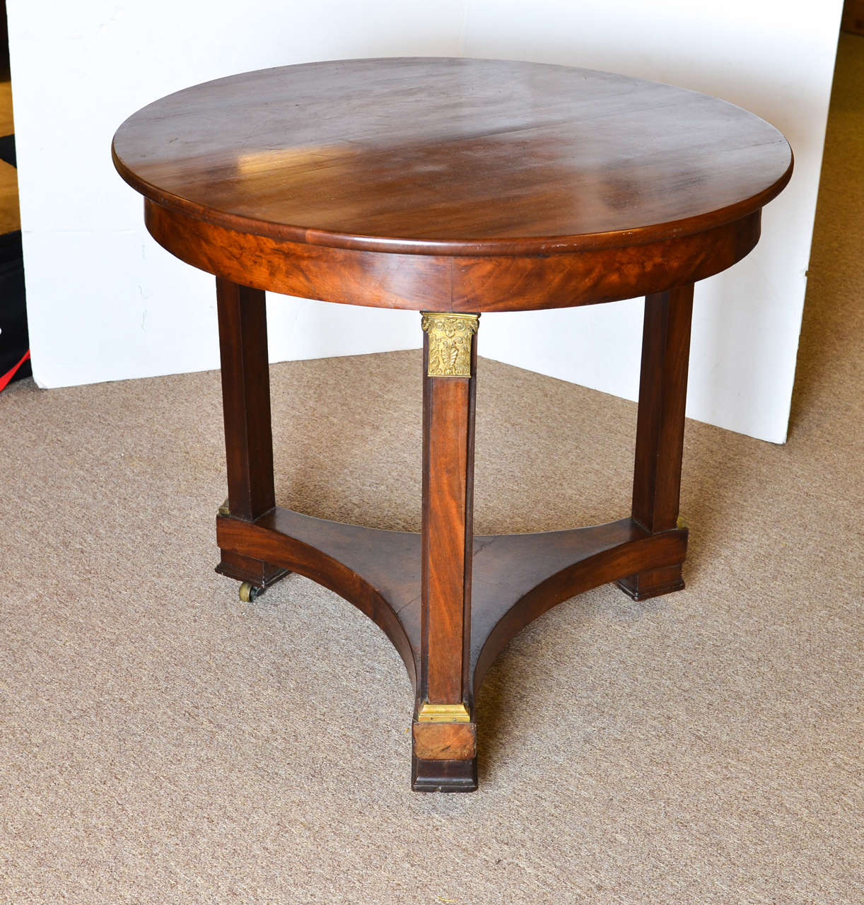 Empire Period Mahogany Gueridon