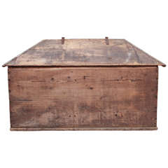 Antique Large Primitive Swedish Firewood Holder, 18th Century