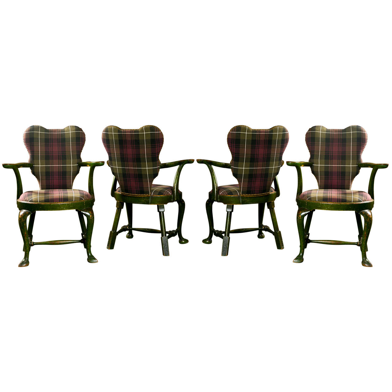 Set of Four Chinoiserie Armchairs