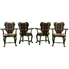 Set of Four Chinoiserie Armchairs 3