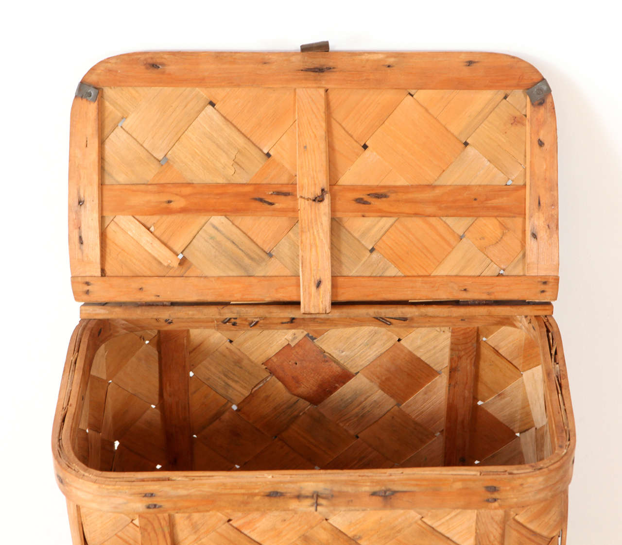 Woven Wood Hanging Baskets / Backpacks 1