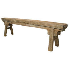 Antique Chinese Provincial Bench