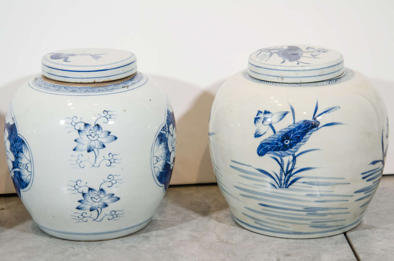 Early 20th Century Antique Chinese Porcelain Jars For Sale