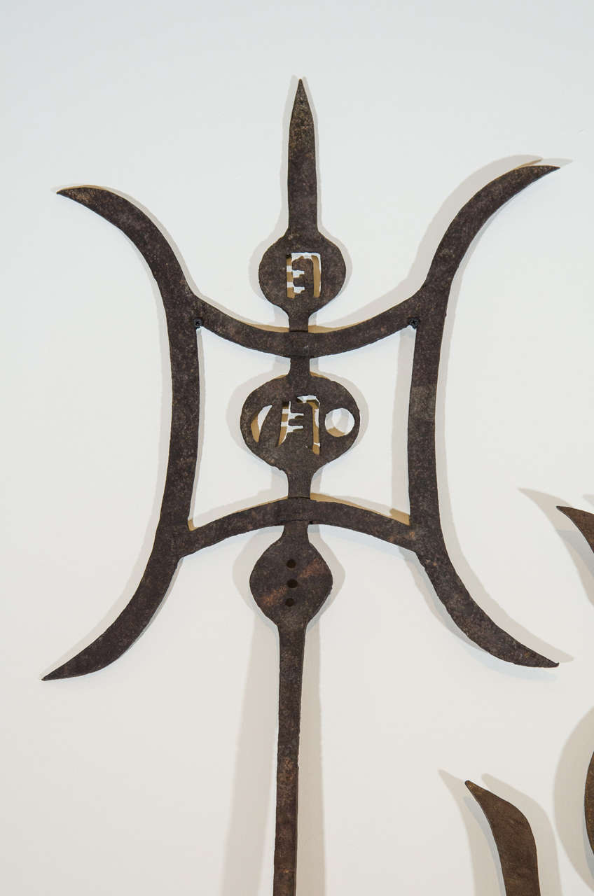 19th Century Cast Iron Temple Decorations For Sale at 1stDibs