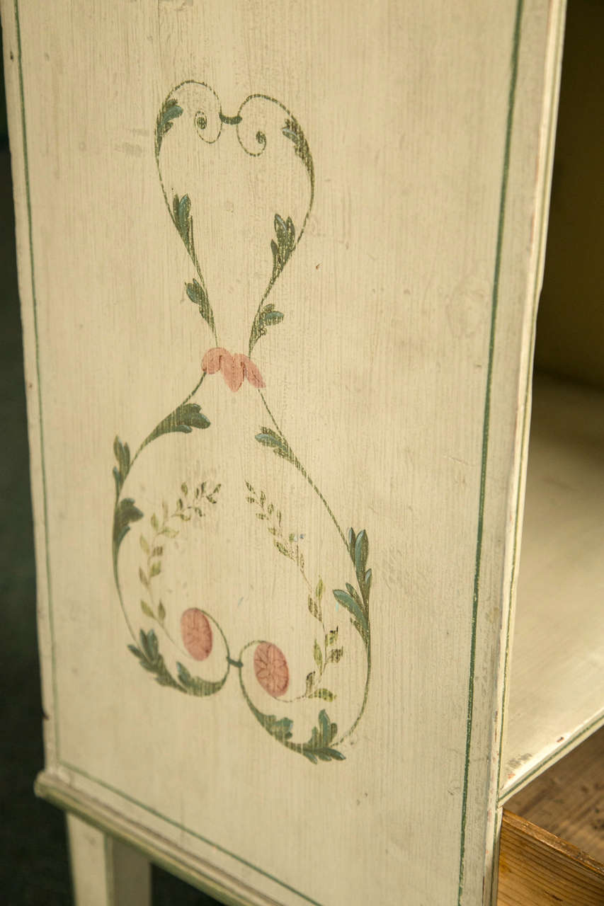 French Painted Small Cabinet For Sale 2